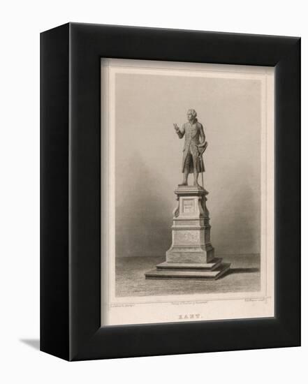 Immanuel Kant German Philosopher: Commemorative Statue in Konigsberg-E. Wagner-Framed Art Print