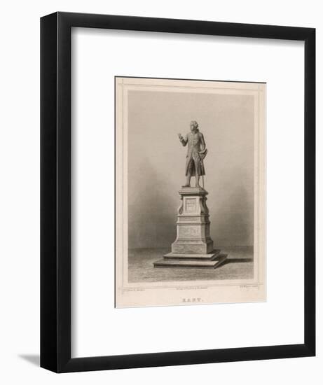 Immanuel Kant German Philosopher: Commemorative Statue in Konigsberg-E. Wagner-Framed Art Print