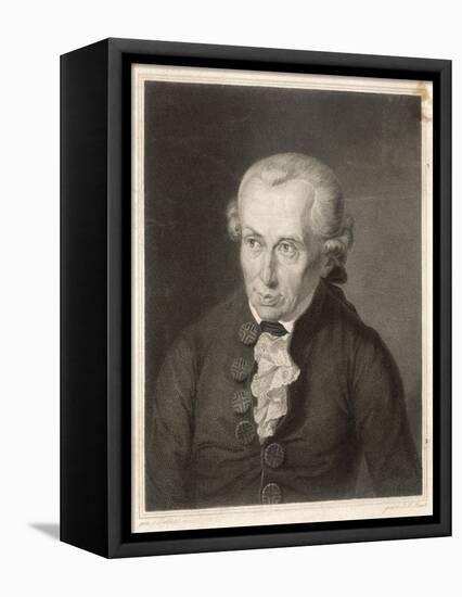 Immanuel Kant German Philosopher-null-Framed Premier Image Canvas