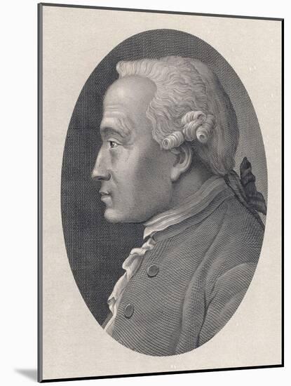 Immanuel Kant German Philosopher-null-Mounted Art Print