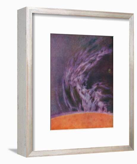 'Immense Eruption of a Solar Prominence 140,000 Miles High', c1935-Unknown-Framed Giclee Print