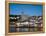 Immigrant Embarkation Harbour, Terraced Houses and St Colman's Cathedral, Cobh, Ireland-null-Framed Premier Image Canvas