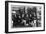 Immigrant Men Sitting at Ellis Island-null-Framed Premium Giclee Print