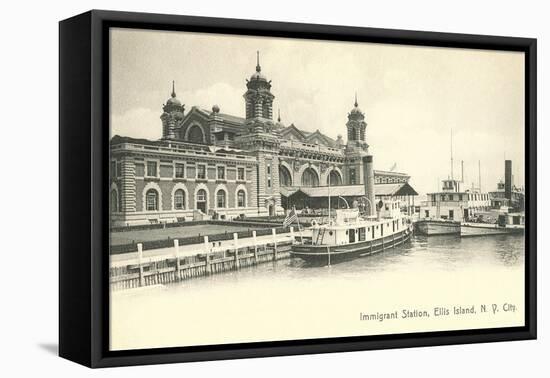 Immigrant Station, Ellis Island, New York City-null-Framed Stretched Canvas