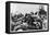 Immigrant Women Sitting on Steerage Deck-null-Framed Stretched Canvas