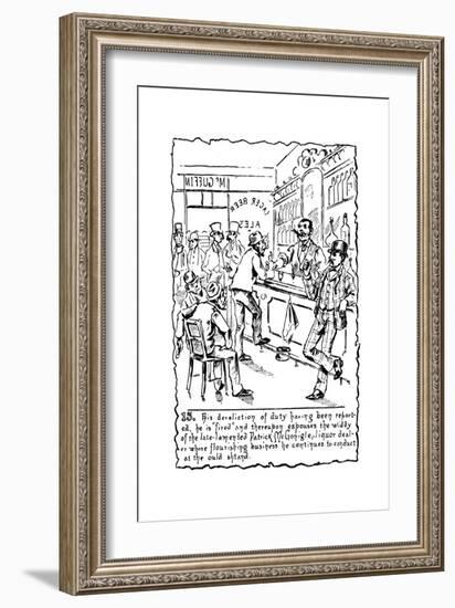 Immigrants: Irish, C1885-null-Framed Giclee Print