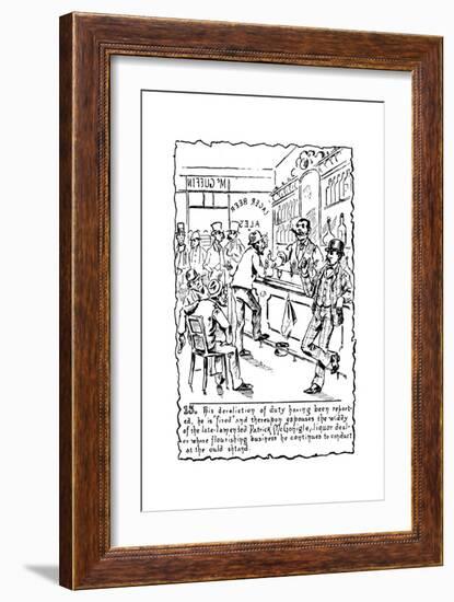 Immigrants: Irish, C1885-null-Framed Giclee Print