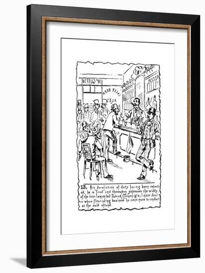 Immigrants: Irish, C1885-null-Framed Giclee Print