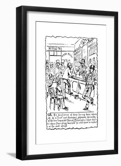 Immigrants: Irish, C1885-null-Framed Giclee Print