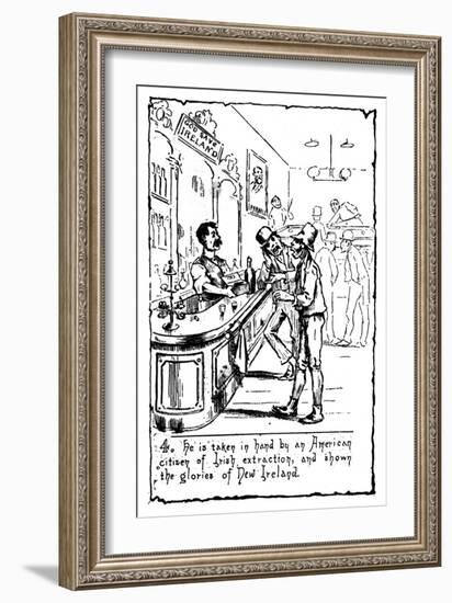 Immigrants: Irish, C1885-null-Framed Giclee Print