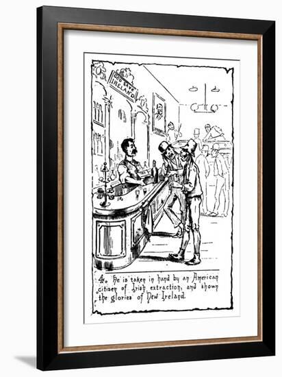 Immigrants: Irish, C1885-null-Framed Giclee Print