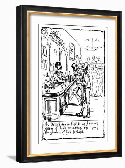 Immigrants: Irish, C1885-null-Framed Giclee Print