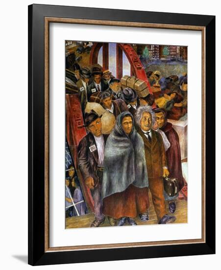 Immigrants, Nyc, 1937-38-Ben Shahn-Framed Giclee Print