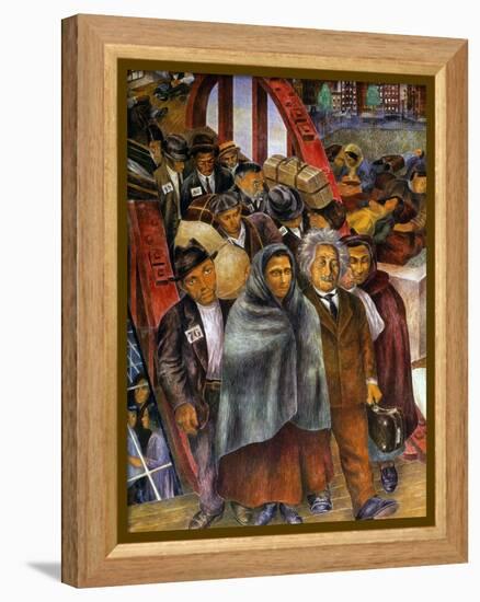 Immigrants, Nyc, 1937-38-Ben Shahn-Framed Premier Image Canvas