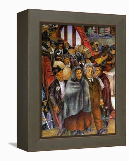 Immigrants, Nyc, 1937-38-Ben Shahn-Framed Premier Image Canvas