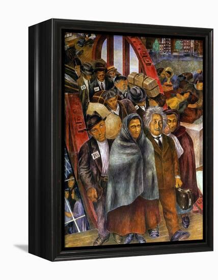 Immigrants, Nyc, 1937-38-Ben Shahn-Framed Premier Image Canvas
