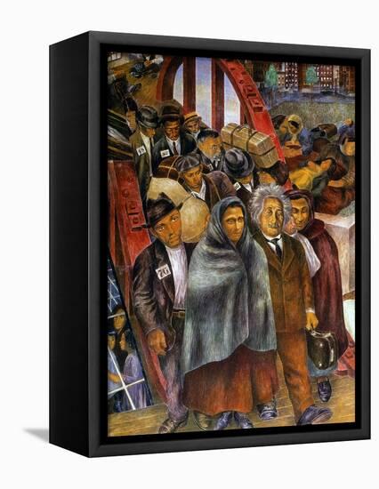 Immigrants, Nyc, 1937-38-Ben Shahn-Framed Premier Image Canvas