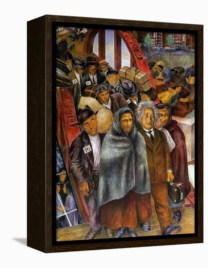Immigrants, Nyc, 1937-38-Ben Shahn-Framed Premier Image Canvas