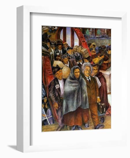 Immigrants, Nyc, 1937-38-Ben Shahn-Framed Premium Giclee Print