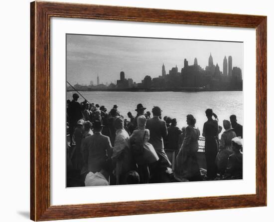 Immigrants Who are Just Arriving in the Us-null-Framed Photographic Print