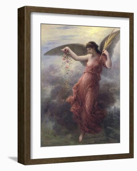 Immortality, 1889 (Oil on Canvas)-Ignace Henri Jean Fantin-Latour-Framed Giclee Print