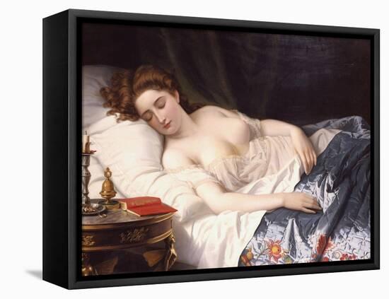 Imogen from Shakespeare's "Cymbeline", 1872-Wilhelm Ferdinand Souchon-Framed Premier Image Canvas