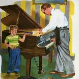 Tuning The Piano-Imogene M. McPherson -Art Print