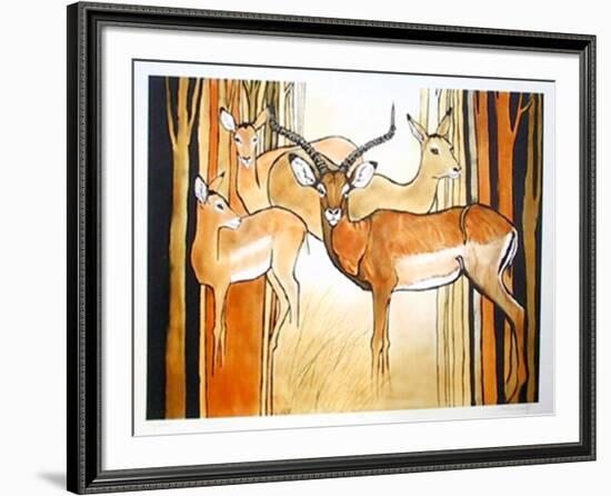 Impalas-Caroline Schultz-Framed Collectable Print