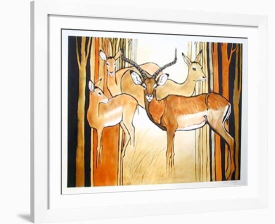 Impalas-Caroline Schultz-Framed Collectable Print