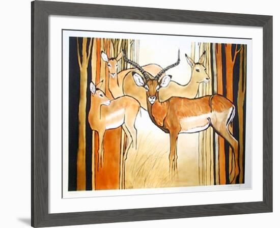 Impalas-Caroline Schultz-Framed Collectable Print