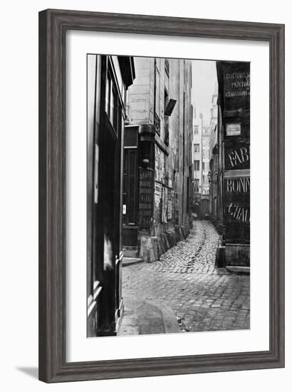 Impasse Des Bourdonnais, from Rue De La Limace, Paris, 1858-78-Charles Marville-Framed Giclee Print