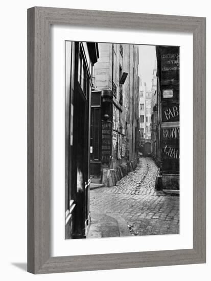 Impasse Des Bourdonnais, from Rue De La Limace, Paris, 1858-78-Charles Marville-Framed Giclee Print