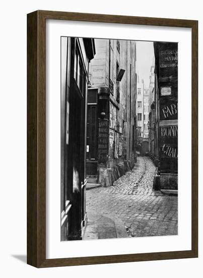 Impasse Des Bourdonnais, from Rue De La Limace, Paris, 1858-78-Charles Marville-Framed Giclee Print