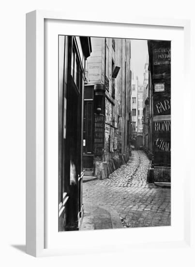 Impasse Des Bourdonnais, from Rue De La Limace, Paris, 1858-78-Charles Marville-Framed Giclee Print