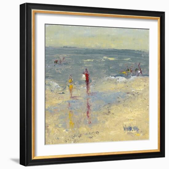 Impasto Beach Day I-Marilyn Wendling-Framed Premium Giclee Print
