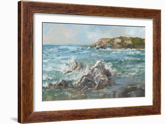 Impasto Ocean View II-Ethan Harper-Framed Art Print