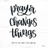 Bathroom Prayer Changes Things II-Imperfect Dust-Mounted Art Print