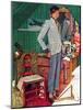 "Imperfect Fit", December 15,1945-Norman Rockwell-Mounted Giclee Print