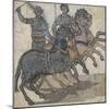 Imperial-Age Mosaic Depicting Chariot Race, 3rd Century-null-Mounted Giclee Print