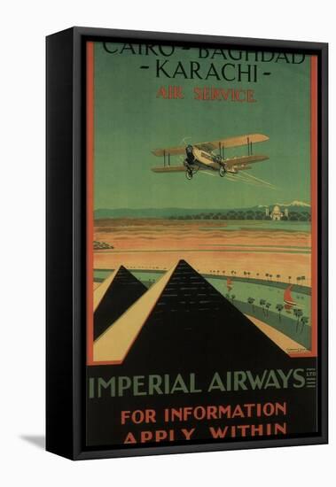 Imperial Airways, 1926-Charles C. Dickson-Framed Premier Image Canvas