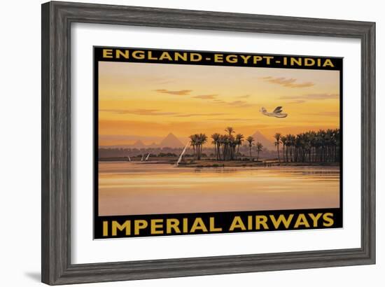 Imperial Airways, Egypt-Kerne Erickson-Framed Art Print