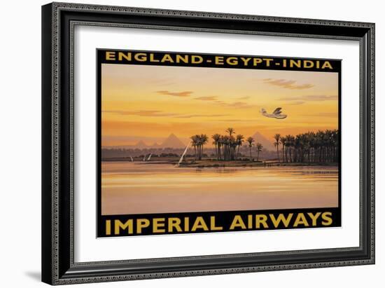 Imperial Airways, Egypt-Kerne Erickson-Framed Art Print