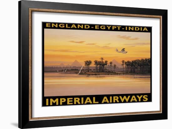 Imperial Airways, Egypt-Kerne Erickson-Framed Premium Giclee Print