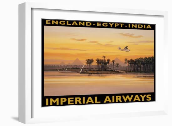 Imperial Airways, Egypt-Kerne Erickson-Framed Premium Giclee Print