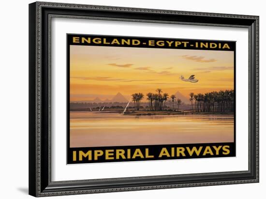 Imperial Airways, Egypt-Kerne Erickson-Framed Art Print