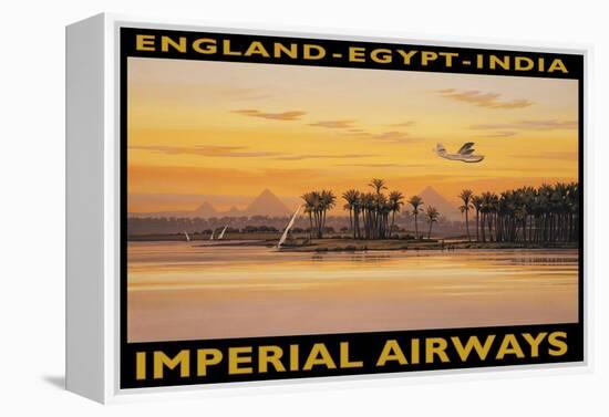 Imperial Airways, Egypt-Kerne Erickson-Framed Stretched Canvas