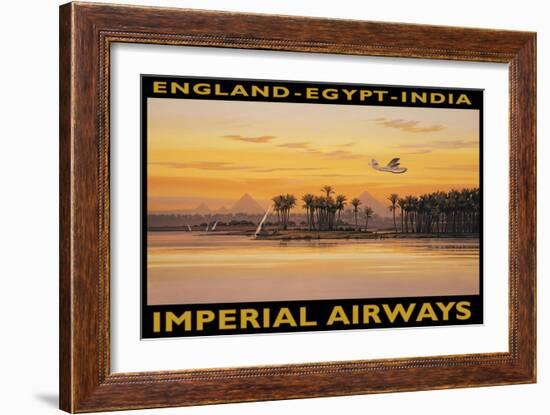 Imperial Airways, Egypt-Kerne Erickson-Framed Premium Giclee Print