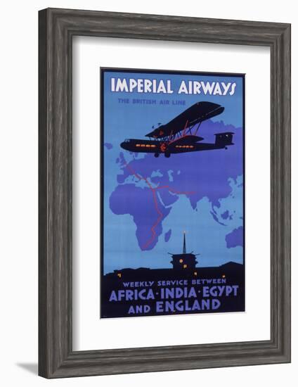 Imperial Airways Poster-null-Framed Photographic Print