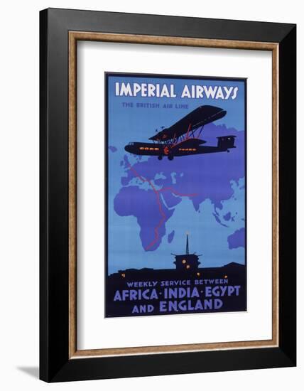 Imperial Airways Poster-null-Framed Photographic Print