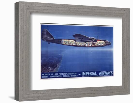 Imperial Airways Poster-null-Framed Photographic Print